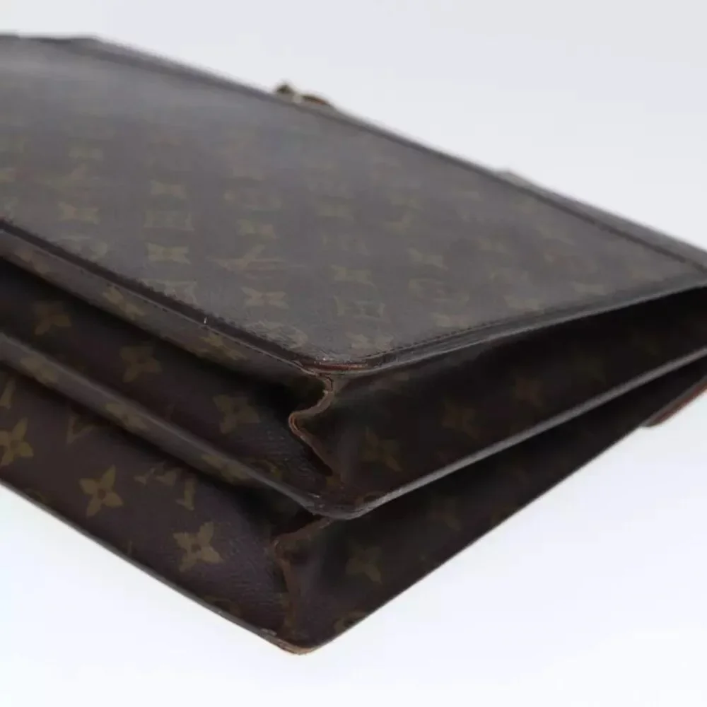 authenticity guaranteed LOUIS VUITTON Monogram Serviette Conseiller Briefcase